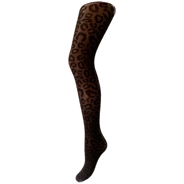 Sneaky Fox Leopard Tights Anthracite – Starts With Legs